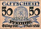 1921 AD., Germany, Weimar Republic, Wittingen (Kreissparkasse), Notgeld, currency issue, 50 Pfennig, Grabowski W51.1b. 028256 Reverse 