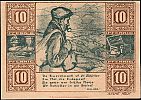 1921 AD., Germany, Weimar Republic, Birkenfeld (district), Notgeld, collector series issue, 10 Pfennig, Grabowski/Mehl 106.1-1/3. 026300 Reverse 