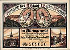 1921 AD., Germany, Weimar Republic, Zella-Mehlis (town), Notgeld, collector series issue, 50 Pfennig, Grabowski/Mehl 1468.1-5/5. 209050 Obverse 