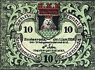 1920 AD., Germany, Weimar Republic, Zeulenroda (town), Notgeld, currency issue, 10 Pfennig, Tieste 8210.05.32. Obverse 