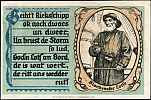 1921 AD., Germany, Weimar Republic, Blankenese (municipality), Notgeld, collector series issue, 50 Pfennig, Grabowski/Mehl 115.2-3/3. 06090 Reverse 