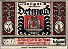 1920 AD., Germany, Weimar Republic, Detmold (city), Notgeld, collector series issue, 50 Pfennig, Grabowski/Mehl 268.10a-9/10. A206551 Obverse 