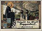 1920 AD., Germany, Weimar Republic, Deggendorf (city), Notgeld, currency issue, 50 Pfennig, Grabowski D8.5b. 033320 Reverse 