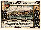 1920 AD., Germany, Weimar Republic, Deggendorf (city), Notgeld, currency issue, 50 Pfennig, Grabowski D8.5b. 033320 Obverse 