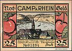 1921 AD., Germany, Weimar Republic, Camp Bornhofen (municipality), Notgeld, collector series issue, 25 Pfennig, Grabowski/Mehl 219.1. 01894 Obverse 