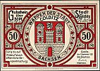 1921 AD., Germany, Weimar Republic, Colditz (city), Notgeld, collector series issue, 50 Pfennig, Grabowski/Mehl 239.1-2/6. Obverse 