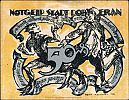 1921 AD., Germany, Weimar Republic, Doberan (city), Notgeld, collector series issue 750th anniversary, 50 Pfennig, Grabowski/Mehl 276.1-3/4. Reverse 