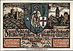 1921 AD., Germany, Weimar Republic, Eisenach (city), Notgeld, Luther Jubilee collector series issue, 50 Pfennig, Grabowski/Mehl 320.2a-2/6. Obverse