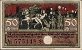 1918 AD., Germany, 2nd Empire, Erfurt (city), Notgeld, currency issue, 50 Pfennig, Grabowski E22.2. 575448 Obverse