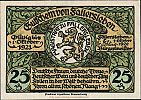 1920 AD., Germany, Weimar Republic, Fallersleben (municipality), Notgeld, collector series issue, 25 Pfennig, Grabowski/Mehl 360.1-5/7. Obverse