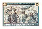 1921 AD., Germany, Weimar Republic, Freiburg in Schlesien (town), Notgeld, collector series issue, 25 Pfennig, Grabowski/Mehl 383.1-3/10. Reverse