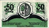 1920 AD., Germany, Weimar Republic, Friedrichshafen (city), Notgeld, currency issue, 50 Pfennig, Grabowski F32.1b. Obverse