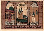 1921 AD., Germany, Weimar Republic, Frose in Anhalt (community), Notgeld, collector series issue, 50 Pfennig, Grabowski/Mehl 398.2a-2/5. FR 13151 Reverse