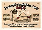 1921 AD., Germany, Weimar Republic, Giessen (Gibana), Notgeld, collector series issue, 25 Pfennig, Grabowski/Mehl 425.1a-2/3. 10068 Obverse 