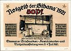 1921 AD., Germany, Weimar Republic, Giessen (Gibana), Notgeld, collector series issue, 50 Pfennig, Grabowski/Mehl 425.1a-3/3. 10064 Obverse 