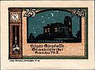 1921 AD., Germany, Weimar Republic, GlashÃ¼tte (town), Notgeld, collector series issue, 25 Pfennig, Grabowski/Mehl 430.1-1/18. 014005 Reverse 