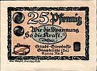1921 AD., Germany, Weimar Republic, GlashÃ¼tte (town), Notgeld, collector series issue, 25 Pfennig, Grabowski/Mehl 430.1-2/18. 024005 Reverse 