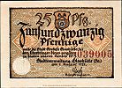1921 AD., Germany, Weimar Republic, Glashütte (town), Notgeld, collector series issue, 25 Pfennig, Grabowski/Mehl 430.1-6/18. 039005 Obverse 