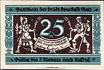 1921 AD., Germany, Weimar Republic, Glatz (StÃ¤dtische Sparkasse), Notgeld, collector series issue, 25 Pfennig, Grabowski/Mehl 432.1-1/16. Obverse 