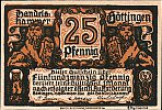1920 AD., Germany, Weimar Republic, Göttingen (chamber of commerce), 25 Pfennig, Grabowski G25.6a. Obverse