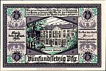 1921 AD., Germany, Weimar Republic, Greiz (town), Notgeld, collector series issue, 75 Pfennig, Grabowski/Mehl 471.2-3/4. Reverse