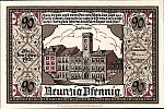 1921 AD., Germany, Weimar Republic, Greiz (town), Notgeld, collector series issue, 90 Pfennig, Grabowski/Mehl 471.2-4/4. Reverse