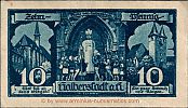 1921 AD., Germany, Weimar Republic, Halberstadt (town), Notgeld, collector series issue, 10 Pfennig, Grabowski/Mehl 504.2a-2/6. 036862 Reverse