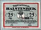 1921 AD., Germany, Weimar Republic, Halstenbek (municipality), Notgeld, collector series issue, 25 Pfennig, Grabowski/Mehl 513.1a-1/6. 5681 Obverse