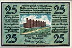 1921 AD., Germany, Weimar Republic, Haltern (town), Notgeld, collector series issue, 25 Pfennig, Grabowski/Mehl 514.1a-1/3. Obverse