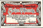 1921 AD., Germany, Weimar Republic, Hamm (town), Notgeld, collector series issue, 10 Pfennig, Grabowski/Mehl 568.4-1/12. Obverse