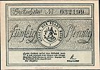 1921 AD., Germany, Weimar Republic, Heide (town), Notgeld, collector series issue, 50 Pfennig, Grabowski/Mehl 588.1a-2/3. 032199 Obverse