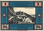 1921 AD., Germany, Weimar Republic, Hessisch Oldendorf (town), Notgeld, collector series issue, 1 Mark, Grabowski/Mehl 606.1-4/4. 003788 Obverse