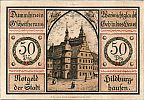 1921 AD., Germany, Weimar Republic, Hildburghausen (town), Notgeld, collector series issue, 50 Pfennig, Grabowski/Mehl 608.2-2/2. 215968 Reverse