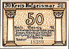1922 AD., Germany, Weimar Republic, Hofgeismar (Kreissparkasse), Notgeld, collector series issue, 50 Pfennig, Grabowski/Mehl 619.3-2/5. 18389 Obverse