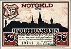 1921 AD., Germany, Weimar Republic, HohenmÃ¶lsen (town), Notgeld, collector series issue, 50 Pfennig, Grabowski/Mehl 621.2a-2/4. 19141 Obverse