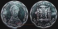 Jamaica, 2008 AD., Elizabeth II, British Royal Mint (UK), 10 Dollars, KM 190. 