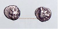 Selge in Pisidia,      300-190 BC., Hemiobol, SNG von Aulock 5275.