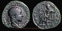 225 AD., Severus Alexander, Rome mint, Dupondius, RIC 561. 