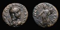 Perge in Pamphylia, 221-222 AD., Severus Alexander Caesar, Ã†19, SNG France 3, 473.