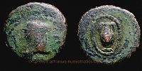  10-38 AD., Parthian empire, Artabanos II, Ecbatana mint, Chalkous, Shore 578.