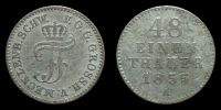 1855 AD., German States, Mecklenburg-Schwerin, Friedrich Franz II., Berlin mint, Schilling, KM 311.