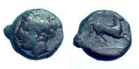          370-325 BC., Punic-Sicily, Sicilian mint, Hexas, Alexandropoulos 15.