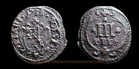 1738 AD., German States, Soest (city), 3 Pfennig, KM 47. 