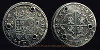 1721 AD., Spain, Felipe V, Segovia mint, 2 Reales, KM 297.