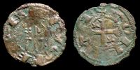 1158-1214 AD., Castilia, Alfonso VIII, Toledo mint, Dinero, CaÃ½on 920.