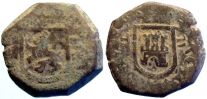 1680 AD., Spain, Carlos II, Valladolid mint, 2 Maravedis, Clemente/Cayon p. 770, 6631.