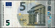 European Union, European Central Bank, Pick 20t. 5 Euro, 2013 AD. Printer: Central Bank of Ireland, Dublin, Ireland, T002C4-TC0378612668 Obverse 
