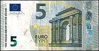 European Union, European Central Bank, Pick 20t. 5 Euro, 2013 AD. Printer: Central Bank of Ireland, Dublin, Ireland, T003A5-TC1092676367 Obverse 