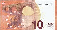 European Union, European Central Bank, Pick 21t. 10 Euro, 2019 AD., Printer: Central Bank of Ireland, Dublin, Ireland, T003E3-TA0764910733 Reverse 