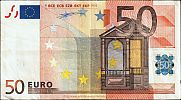 European Union, European Central Bank, Pick 4z. 50 Euro, 2002-2003 AD., Printer: Banque Nationale de Belgique, Belgium, T004C3-Z31907272095 Obverse 